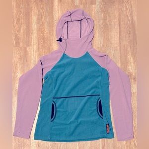 Melanzana micro grid hoodie